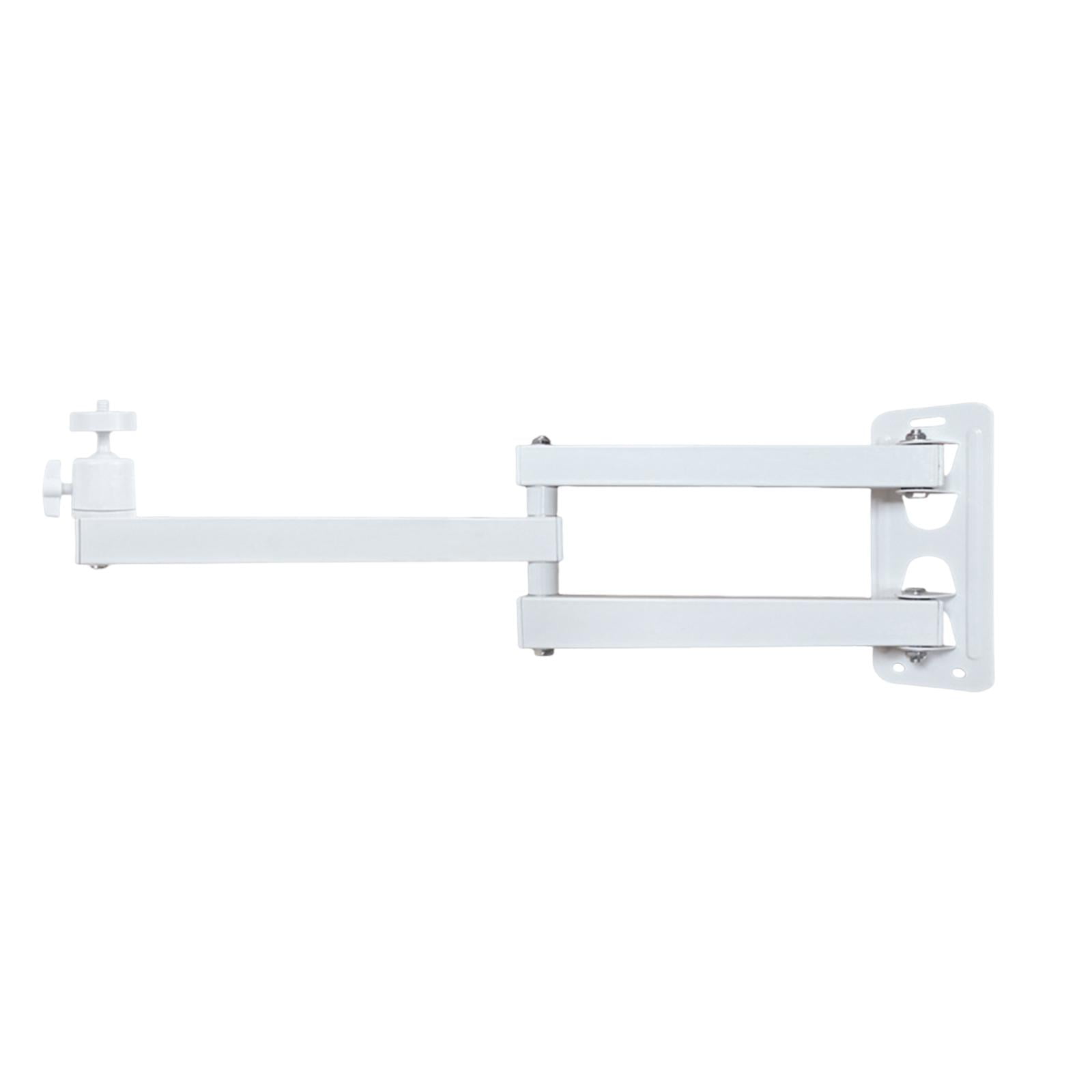Magideal - Soporte De Pared Plegable Para Proyector, Estante Para Proyector Con Rotación De 360 Degree Y Tornillo De 1/4", Ideal Para Oficina, Hogar, Dormitorio Y L
