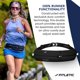 thumbnail image 2 of Cinturón para correr Fitletic Bolt con doble bolsillo, resistente al agua, 2 of 8