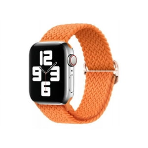 Genérico - Correa Trenzada Compatible Iwatch Apple Watch 42/44/45Mm Naranja