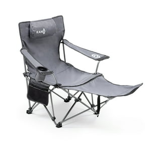 Silla Reposera Plegable Camping Kano Con Reposapies