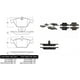 thumbnail image 2 of Pastillas Freno para auto BMW 528i xDrive 2010-2016 Delantero, 2 of 4