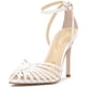 thumbnail image 1 of Zapatos de tacón Jessica Simpson Paveri con tiras enjaulados blancos 6, 1 of 7