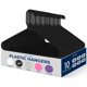 thumbnail image 1 of Perchas de plástico SereneLife Premium, paquete de 10 unidades, para ropa, color negro, 1 of 7