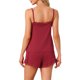 thumbnail image 3 of INSPIRE CHIC Pijamas para Mujer Conjunto de Pijama de Rayón con Encaje Camiseta sin Mangas con Pantalones Cortos Ropa de Dormir con Tirantes Ajustables L Rojo, 3 of 6