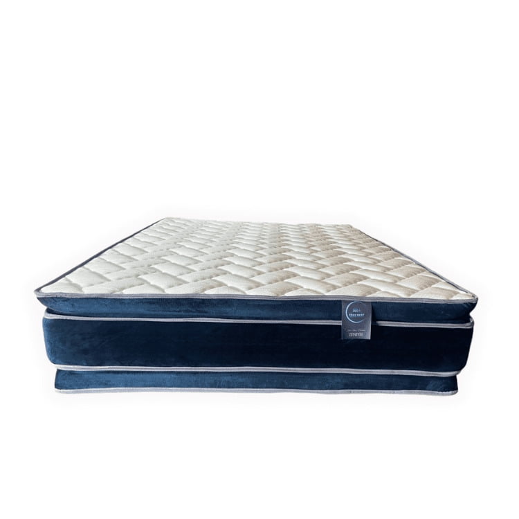 Genérico - Colchón Zenith 2 Plazas Premium Espuma Densidad 30 Y Resorte