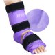 thumbnail image 1 of Envoltura de hielo para tobillo REVIX para lesiones, gel reutilizable, color morado, 1 of 6