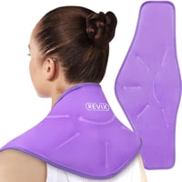 Envoltura De Hielo Para Cuello Revix, Gel Reutilizable Cervical, Color Morado