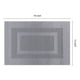 thumbnail image 4 of REGALWOVEN Juego de 6 Manteles Individuales para Decoración de Mesa de Comedor de Cocina Lavables Resistentes al Calor Plata Negro 18*12in, 4 of 7