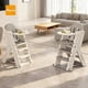 thumbnail image 5 of Kidscool Silla Alta Escalera Infantil Multiuso con Bandeja Plástico Crema Gris 89x53x61 cm, 5 of 14