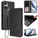 thumbnail image 2 of Funda Billetera con Relieve de Gato para Honor X6D, Negro, 2 of 6