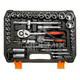 thumbnail image 3 of Juego Dados Con Llaves Y Chicharra 1/2'' Y 1/4'' 61pc Maleta Color Naranja Negro Plateado, 3 of 3