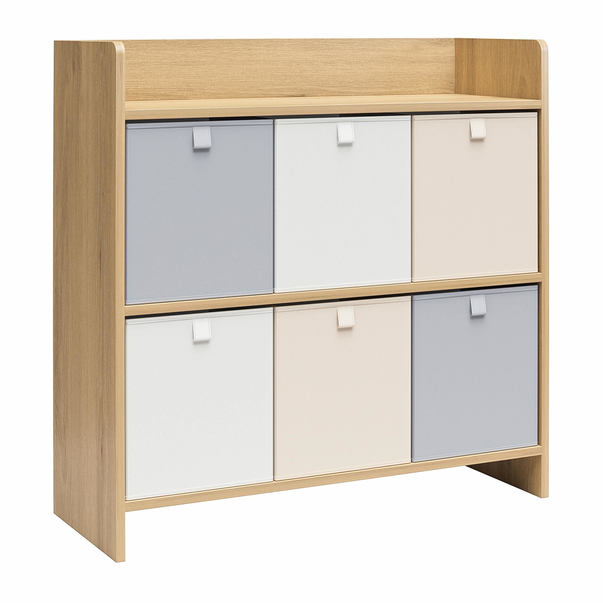 Mainstays Kids - Mueble Organizador De Juguetes 101N Natural Teak