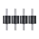 thumbnail image 5 of 4 Piezas Soporte de Goma Amortiguador Soportes Aisladores de Vibración de Goma Soporte de Aislador de Vibración Cilíndrico de Goma para Coche M6, 5 of 5