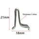 thumbnail image 3 of Soporte de Estante Bueyfolt 14 piezas con acabado de zinc, 3 of 7