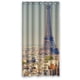 thumbnail image 1 of Cortina de ducha con diseño de la Torre Eiffel de París, juego de cortinas de baño con ganchos, tamaño 36 x 72 pulgadas, 1 of 3