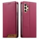 thumbnail image 1 of Funda Tipo Cartera de Cuero Sintético para Samsung Galaxy A13 Bloqueo RFID, con Ranuras para Tarjetas y Bolsillo para Efectivo, Cierre Magnético Fuerte Rojo, 1 of 6