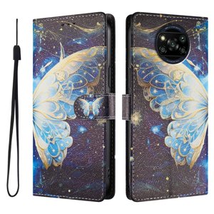 Foxdock Funda Tipo Cartera Para Xiaomi Poco X3/X3 Pro/X3 Nfc Con Soporte Y Correa – Diseño De Patrones Lindos