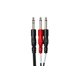 thumbnail image 1 of Cable HOSA STP-202 1/4 TRS a doble inserto 1/4 TS de 2 metros, 1 of 1