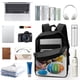 thumbnail image 3 of Hop-theme Backpack, Campus style schoolbag Bookbag with Adjustable Shoulder Straps And Large Zip Compartment, Unisex Travel Bags., 3 of 6
