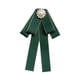 thumbnail image 1 of Pajarita para mujer, accesorio de ropa, regalo elegante de moda, corbata de cuello con alfiler preatado, corbata para blusa de estudiante, uniforme, Verde, 1 of 1