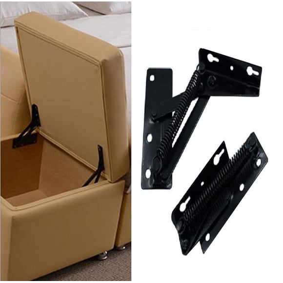 Bisagras Con Resorte De 80 Grados Soporte Abatible Plegable 2 Piezas