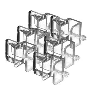 Genérico - 6 Piezas De Clip De Red De Pantalla De Acuario Para Pecera, Soporte Fijador De Cubierta De Pecera