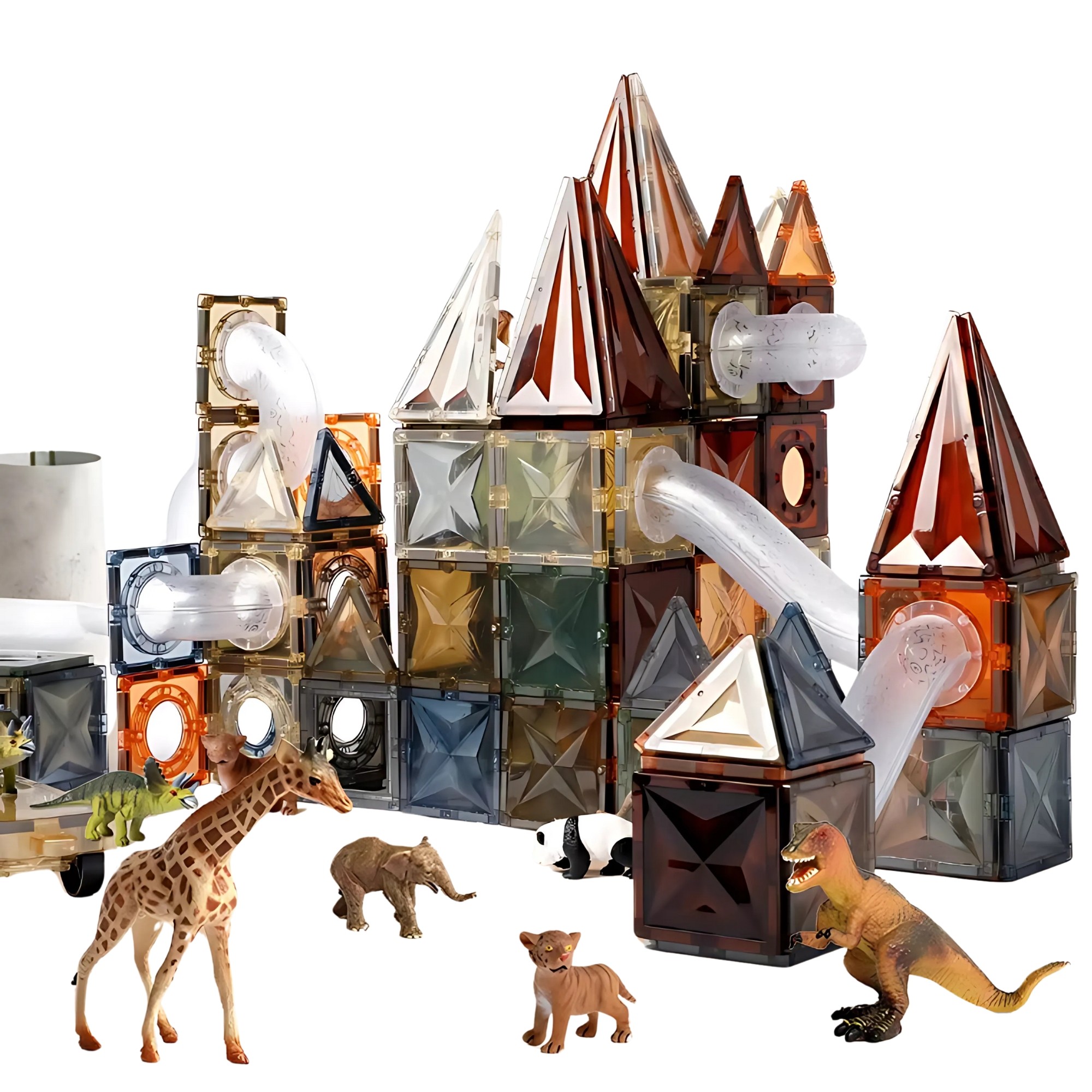 Onshine - Magnéticos Didácticos 4D Para Construcción 80 Piezas