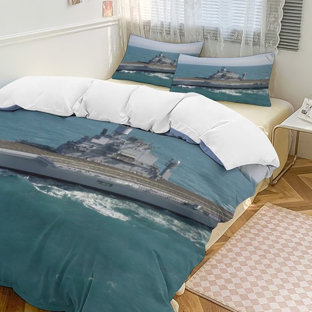 Oil Painting Style 3-Piece Twin Bed Set - Includes 1 Single Comforter And 2 Pillowcases Bedding - Fade Resistant Microfiber - Oil Painting Style