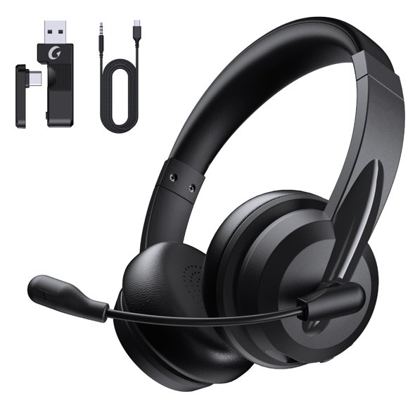 Auriculares AOC Inalámbricos con Cancelación de Ruido AI y Bluetooth