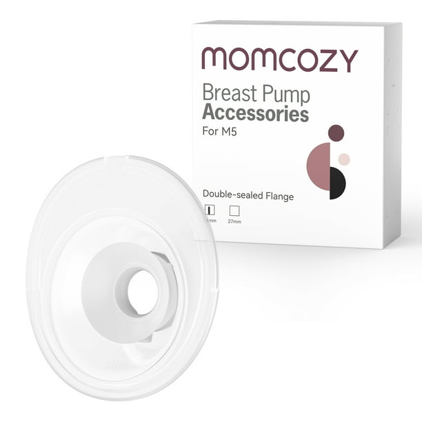 Momcozy Accesorios de Repuesto para Extractor de Leche M5, Brida de Doble Sellado de 24 mm (1 Unidad)