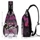 thumbnail image 2 of Invasor Zim Riñonera Bandolera con Estampado Integral para Hombres y Mujeres, Bolso Cruzado Gráfico de Tendencia, Mochila de Hombro Streetwear para Ciclismo y Deportes, Riñonera Versátil Casual, 2 of 6