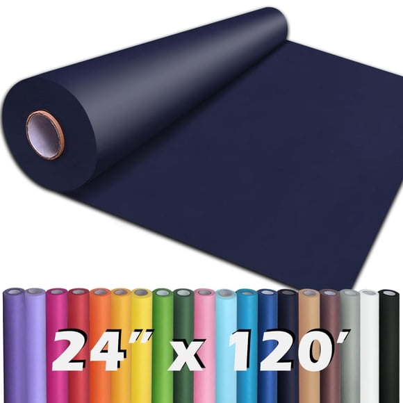 Rollo de papel kraft PerkHomy, 24 x 1440 pulgadas (120 pies), azul marino, para manualidades, tablón