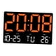 thumbnail image 1 of Reloj De Pared Para Niños Y Adultos, Pantalla LED, Reloj Digital Para El Hogar, Sala De Estudio, Dormitorio, Naranja, 1 of 3
