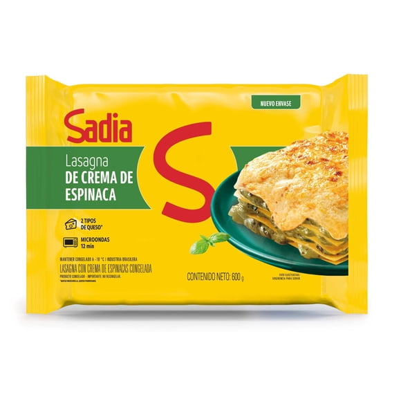 Lasagna De Crema De Espinaca, 1 Un