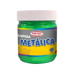 Frasco Tempera Metálica 100Ml. Artel Verde