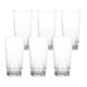 thumbnail image 1 of Set 6 Vaso altos Prisma vidrio 250ml transparente, 1 of 1