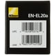 thumbnail image 4 of Batería de cámara Nikon EN-EL20a original de iones de litio 1110 mAh, 4 of 4