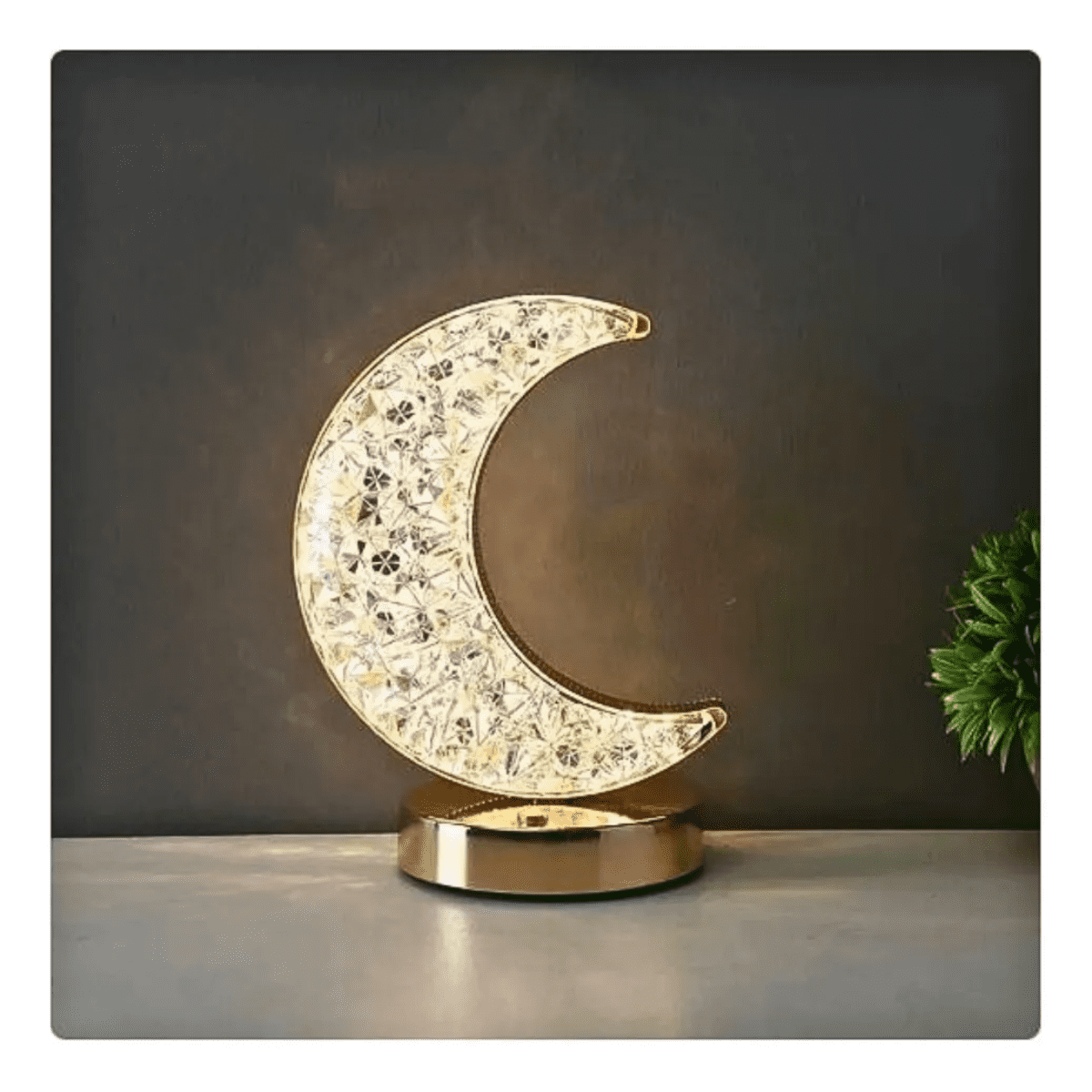 Genérico - Lampara Luna De Mesa Control Táctil Recargable Luz Led Ajustable