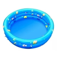 Center Web - Piscina Inflable Plástico Bebe 3 Anillos 80 Cm Verano Celeste