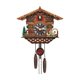thumbnail image 5 of Reloj De Cuco Retro De Madera Relojes De Pared Reloj De Granja Ornamento Windchime, 5 of 5