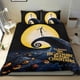 thumbnail image 1 of Pesadilla Antes de Navidad Conjunto de sábanas temático, trío de piezas, cómodo y amigable con la piel, diseño único, regalo de decoración para el hogar para familiares, amigos y fans,173cm *218cm, 1 of 6