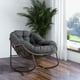 thumbnail image 1 of Outdoor Rattan Rocking Chair,Padded Cushion Rocker Recliner Chair Outdoor for Front Porch, Living Room, Patio, Garden, Grey, 1 of 3