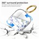 thumbnail image 5 of Funda para AirPod 4 LienWex con flores acuareladas y llavero, 5 of 6
