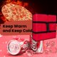thumbnail image 5 of Bolsa para pizza TOGETRUE TTPZB001C con aislamiento para entrega, 20 x 20 cm, rojo y negro, 5 of 9