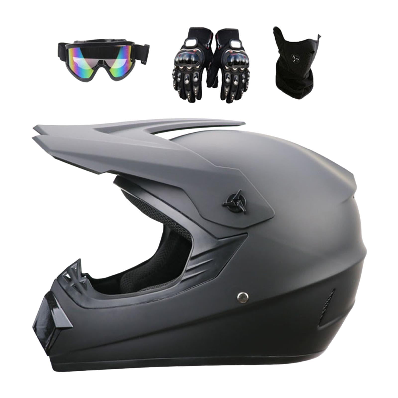 Magideal - Casco De Moto De Cross Para Motocross, Casco Utv Resistente A Impactos, Mejor Amortiguación, Casco De Ciclismo, Casco De Bicicleta De Montaña, Casco L