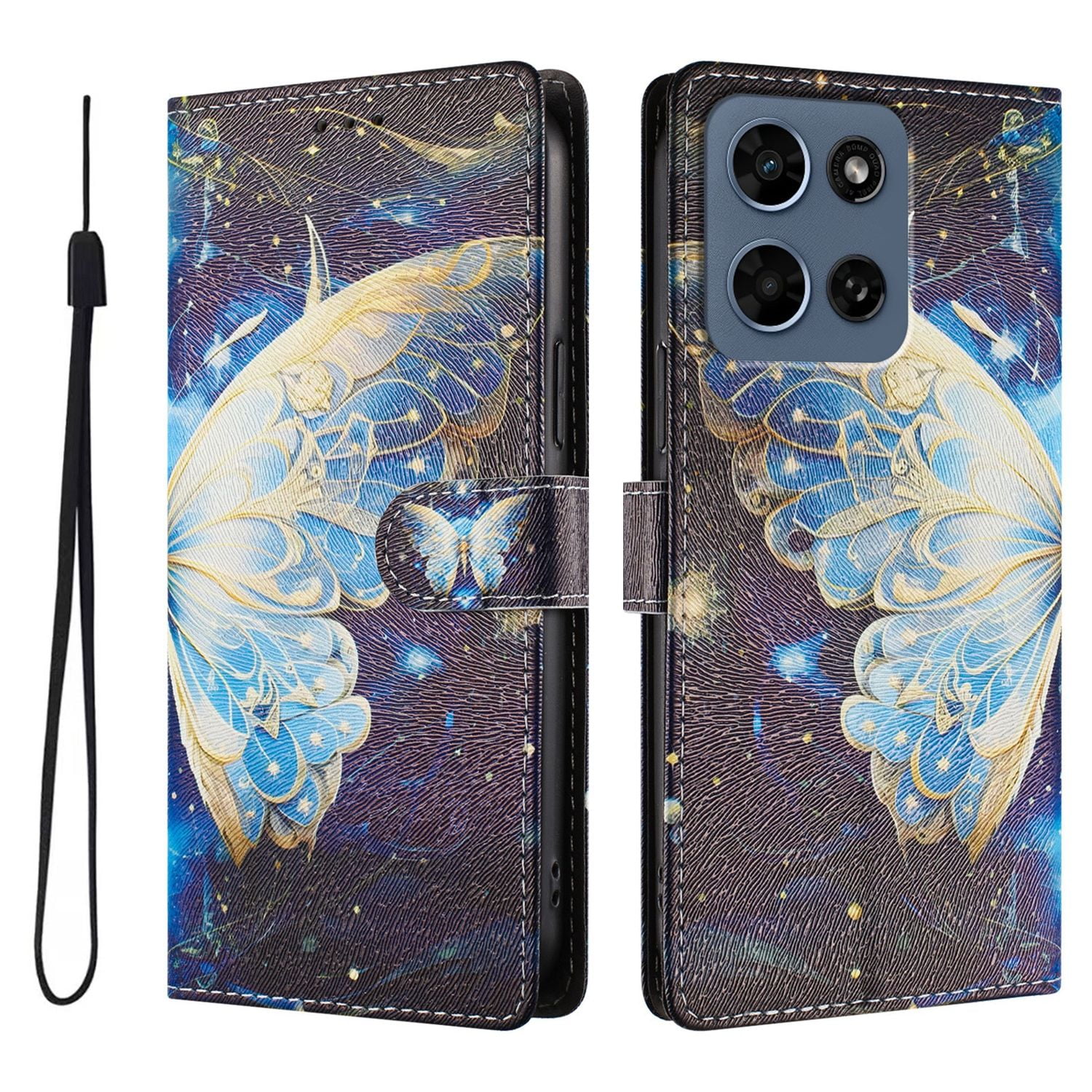 Foxdock Funda Tipo Cartera Para Motorola Moto G Play 2026 Con Soporte Y Correa – Diseño De Patrones Lindos