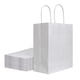 thumbnail image 1 of Bolsa De Papel Kraft Paquete De 50 Unidades 20 X 12 X 25 Cm Color Blanco Medio, 1 of 7