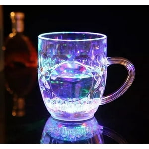 Genérico - Vaso Luminoso Led Tazón Copete Luces Colores Cotillón 250Cc