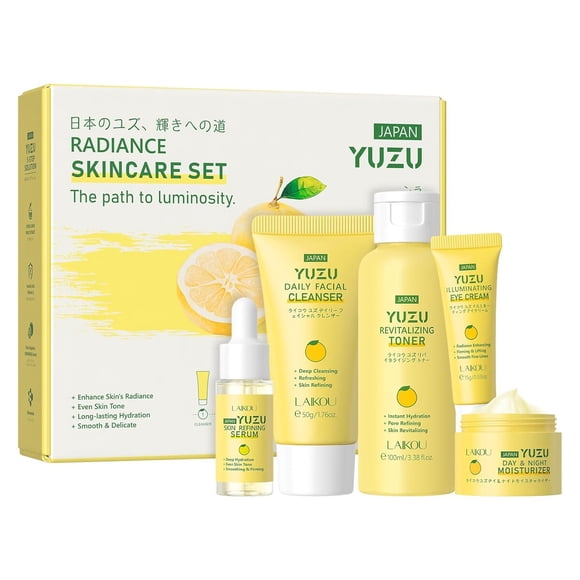 Set Facial LAIKOU Yuzu Hidratante, Limpiador 50 g