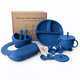 thumbnail image 1 of Set de Alimentacion 11 PCS Silicona AZUL, 1 of 2